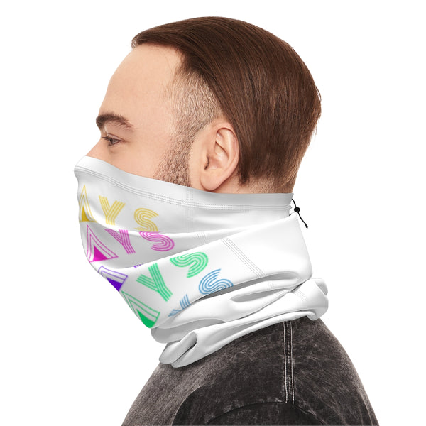 Winter Neck Gaiter With Drawstring