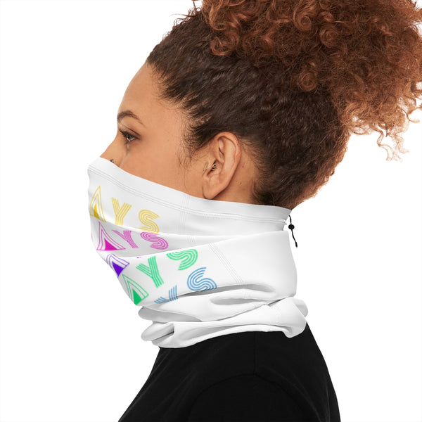 Winter Neck Gaiter With Drawstring